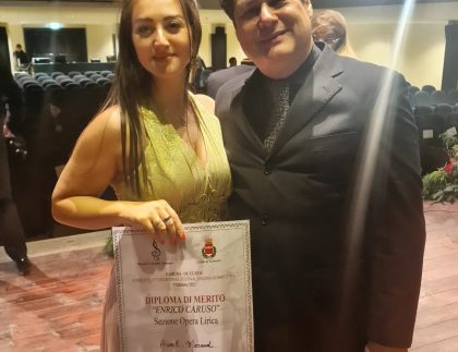 Aseel Awards in Sorrento International Singing Competition In Italy 2
